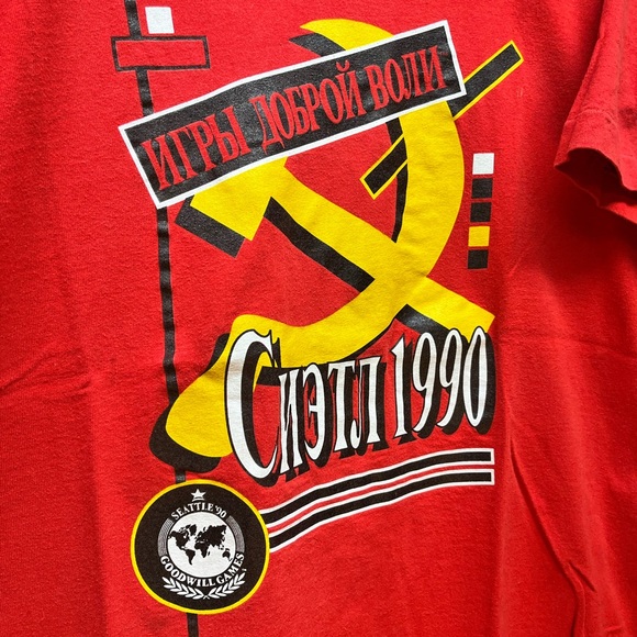 1990 Soviet Union Goodwill games single stitch t-shirt - Picture 2 of 5
